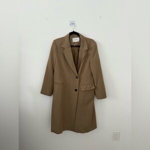 Chicwish Long Blazer Coat Small